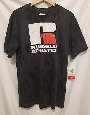 Russell Athletic Victory Tie Dye T-Shirt Men Large Black Dri Power Gym Workout • $12.99