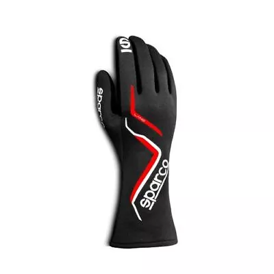 Sparco 00136312NR Racing Driving Glove Land Plus X-Large Black NEW • $119