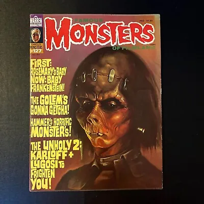 Famous Monsters Of Filmland - Issue 127 - Warren - 1976 Vintage Horror Magazine • £22