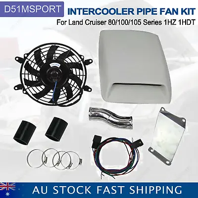 Intercooler Fan Kits For Toyota LandCruiser 80 100 105 Series 1HZ 1HD HDJ80 4.2L • $139