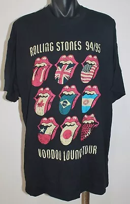 The Rolling Stones Voodoo Lounge Tour 94/95 T-Shirt Size 2XL 2021 Musidor • $29.99