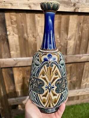 £265 • Buy Stunning Mint Edith Lupton Doulton Lambeth Vase 1882. Unusual Shape Superb
