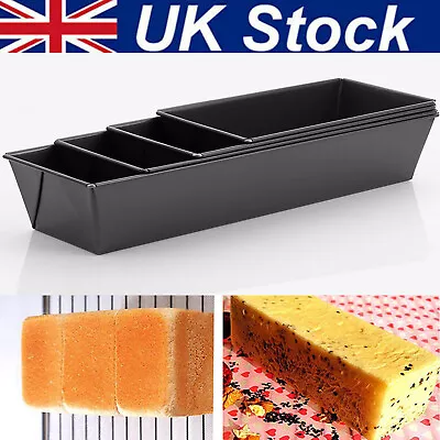 S/M/L/XL NON-STICK LOAF TIN Baking Pan Bread Loaf Cake Oven Tray Tin RECTANGLE • £7.95