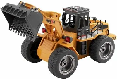 HUINA 1520 2.4G 1:18 6Channel Electronic Bulldozer Remote Control Truck RC Toy • £25.49