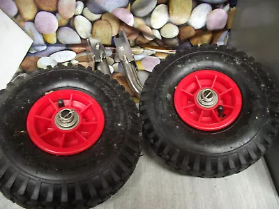£89.99 • Buy A Pair Of Deluxe Retractable (swing-up) Dinghy Launching Wheels  200Kg Max.