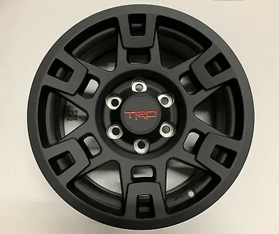 PTR20-35110-BKGenuine Toyota TRD Pro 17  Matte Black Wheels 4Runner Set Of 4 OEM • $1005