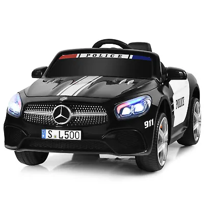 $214 • Buy 12V Kids Ride On Police Car Licensed Mercedes-Benz SL500 W/ Remote Control&Music