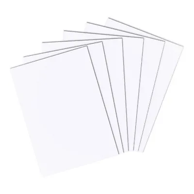 A2 A3 A4 White Card Sheets Stock A5 A6 Thin Card Blanks Paper Plain Smooth White • £2.59