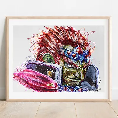 Ganondorf Ballpoint Pen Print Legend Of Zelda Art Poster • $9.99