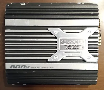  Kenwood KAC 959 5/4/3 Channel 80W X 4 + 240W X 1 Car Amplifier • £20.52