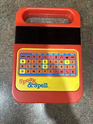 Vintage Speak And Spell Texas Instruments Electronic Learning Toy Tested Works • $19.99