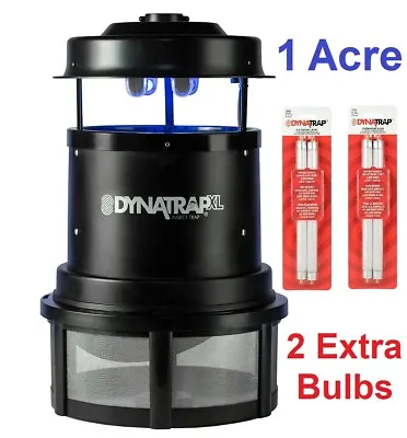 DynaTrap DT2000XL-P Outdoor Mosquito Trap Cover 1 ACRE + 2 Extra Set Bulbs✅✅✅✅✅✅ • $149.98