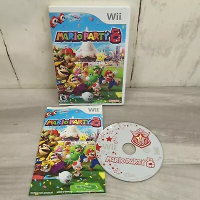 Nintendo Wii Mario Party 8 Complete W/ Manual Tested CIB Tested Video Game  • $27.95