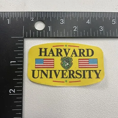 Vtg 1970s Cox Int’l HARVARD UNIVERSITY (Silk Patch / Sticker ?-Read) 03NR • $8.49