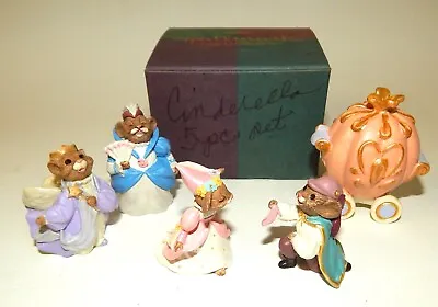 Hallmark Gold Crown Merry Miniatures Cinderella 5pc Set - MIB • $12.99