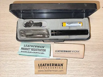 Leatherman Micra Multi-Tool Mag-Lite Excellent Collectible USA • $110