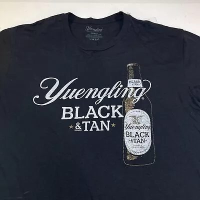 YUENGLING BLACK & TAN BEER DIVE BAR TEE T SHIRT Mens L Black  • $16.99