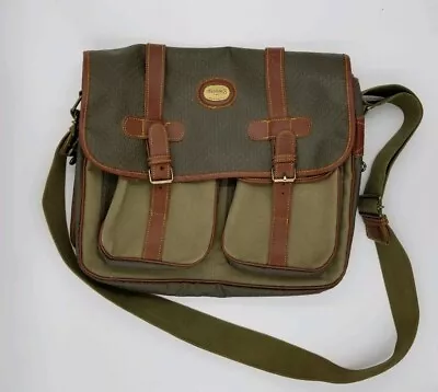 Chapitre 3 Paris Bernard Ehret Messanger Breifcase Bag PVC Green Brown • $56.35