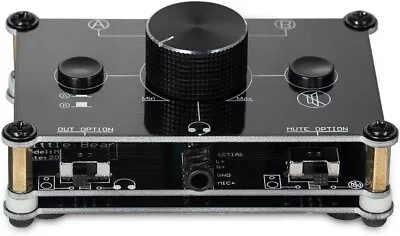 Nobsound MC1024 2-Way Microphone Headset/Speaker MIC Audio Switch Hub Switcher • £20