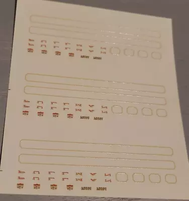 N Gauge CJM PULLMAN Transfer Decal Sheet • £2.45