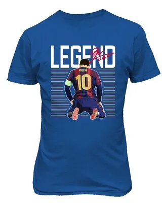 $19.99 • Buy Barcelona Soccer GOAT Messi Legend Kneeling Unisex Tee Tshirt