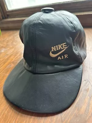 Vintage Nike Air Hat Leather • $32