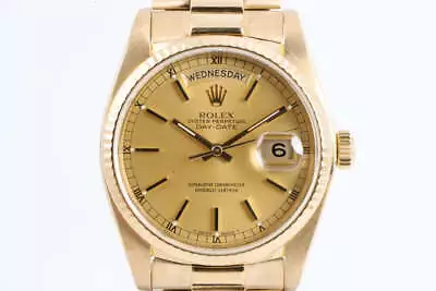 Rolex Day-Date  President  18038 18K Yellow Gold 36mm Men's Watch • $13900