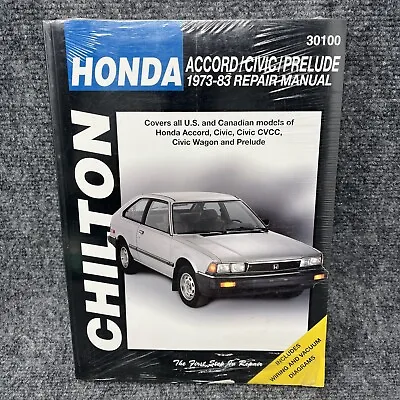 Honda Accord Civic Prelude 1973-1983 Service Repair Manual Wiring Diagrams 1982 • $29.95