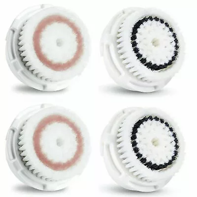 2 Radiance + 2 Sensitive Facial Brush Head Replacements Fit Clarisonic MIA 123 • $13.59