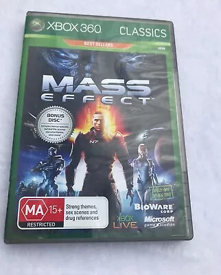 Mass Effect Bonus Disc Xbox 360 2 Disc Edition W Manual Tested Free Post • $11.98