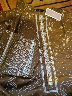 £42 • Buy J. 3 Piece Suit Size Medium Size 12 Like Maria B Asim Jofa Agha Noor Ethinic Kha