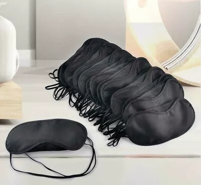 $4.05 • Buy Travel Sleep Mask Shade Eye Cover Rest & Relax Blindfold 2/4/6/8/10 Packs