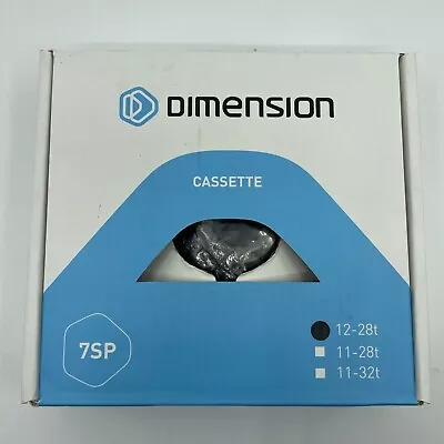 Dimension Cassette - 7 Speed 12-28t Silver • $26.59