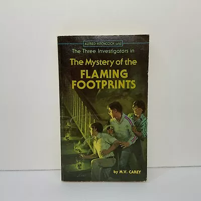 Alfred Hitchcock & The 3 Investigators Mystery Of The Flaming Footprints 1971 • $12.49