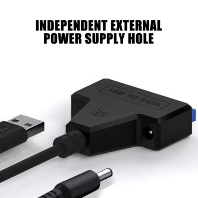 $5.46 • Buy TypeC USB3.0 To SATA Adapter Converter Cable For 2.5  SSD External HDD Dis