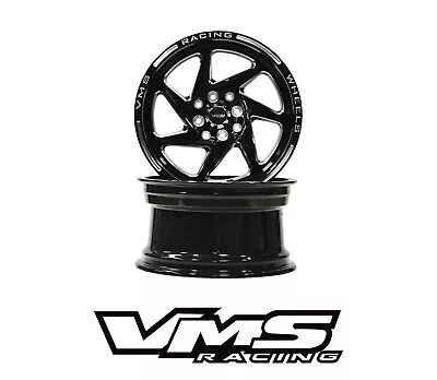 X2 VMS RACING TYPHOON 15X8 DRAG RACE WHEELS RIMS +20ET FOR DODGE NEON SRT4 • $363.95