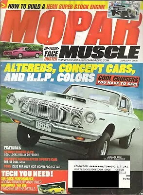Mopar Muscle Magazine January 2008 Excellent Condition Dodge Plymouth Chrysler • $8.50