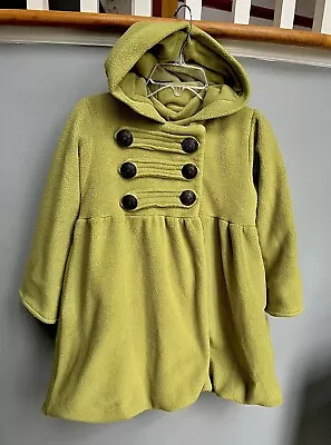 Girls Corky & Company Corky's Kids Coat Hooded Polyester/Fleece Size 6 Green • $37.79