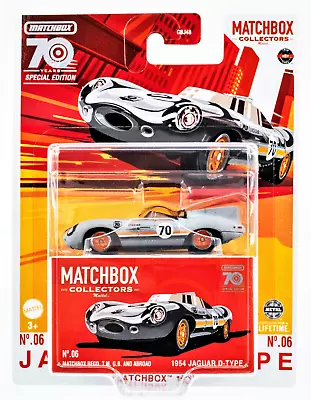 2023 Matchbox Collectors 1954 Jaguar D-Type GREY METALLIC 70th Special Edition • $15.99