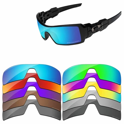 $15.95 • Buy PapaViva POLARIZED ETCHED Replacement Lenses For-Oakley Oil Rig Sunglass