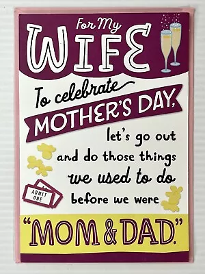 Mother’s Day Card For Wife (Hallmark Expressions) Funny Wife Card NEW • $4.49