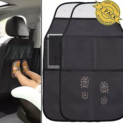 2x Universal Car Back Seat Cover Mat Travel Kid Kids Baby Protector Kick Clean • $16.70