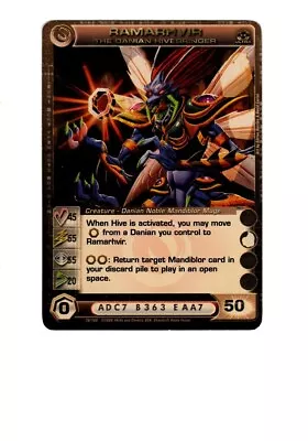 Chaotic Creature Card Ultra Rare Danian Ramarhvir The Danian Hivebringer Premium • $19