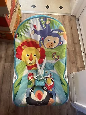 Fisher Price Rainforest Friends Infant-To-Toddler Rocker Baby Bouncer / Chair • £10