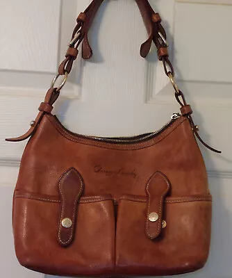  Vintage Dooney&Bourke Brown Florentine Vacchetta Leather Handbag  • $40
