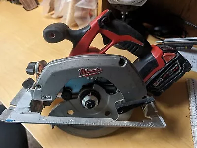 USED MILWAUKEE 2630-20 M18 18V Cordless 6-1/2 In. Circular Saw With 4.0 Battery • $79.99