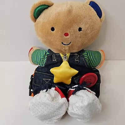 Melissa & Doug Multicolor Teddy Wear Plush Learn To Dress Educational Toy Doll • $21.99