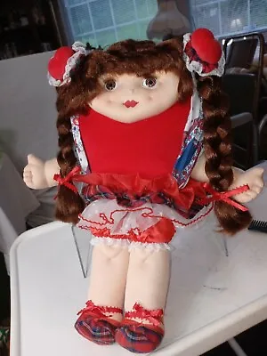 Mattel SHAREABLES Ashley Adora Soft Cloth Doll Heart Shape Red Zip-Back Pigtail  • $16.07
