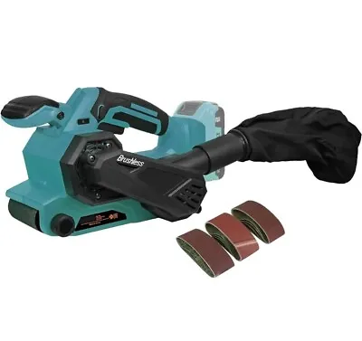 18v Cordless Belt Sander Brushles Motor Fit Makita LXT Batteries Body Only  • £128.95