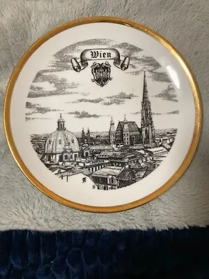 Wien Porcelain Plate Hassenpflug HK Austria Vienna Souvenir • $14.50